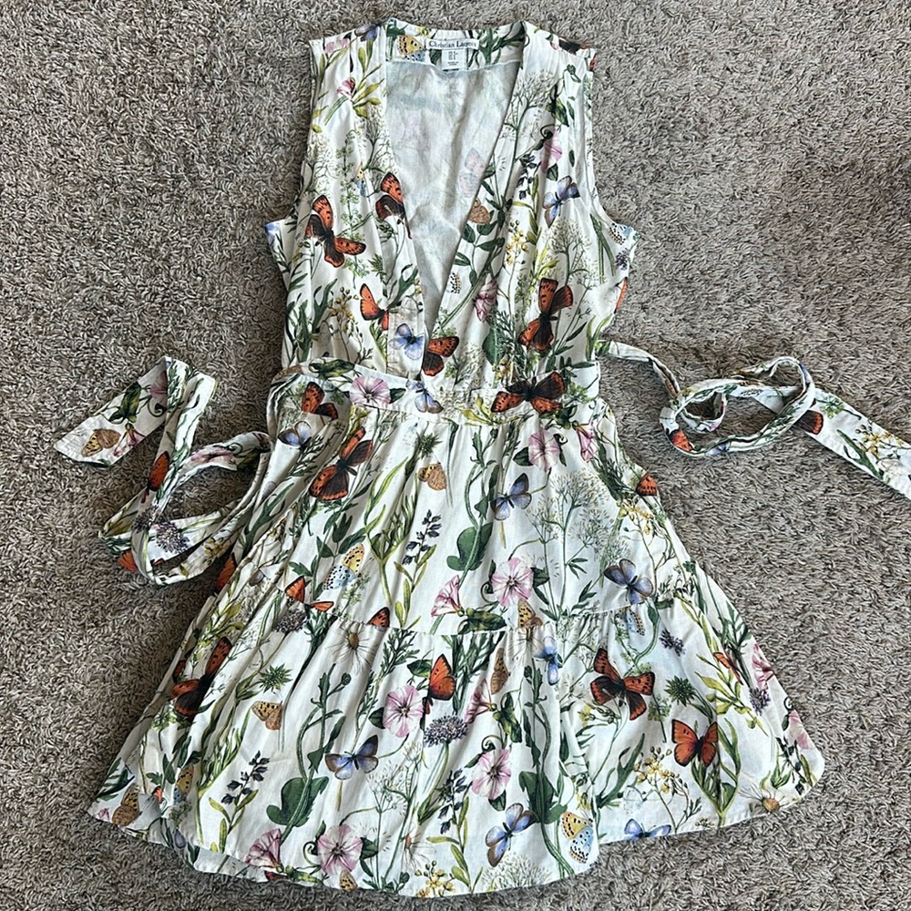 Christian lacroix wrap dress